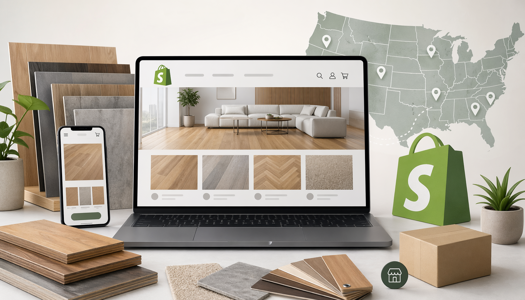 Shopify for Flooring Dealers: Complete USA Setup Guide